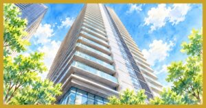 ブランズタワー御堂筋本町の外観イメージ