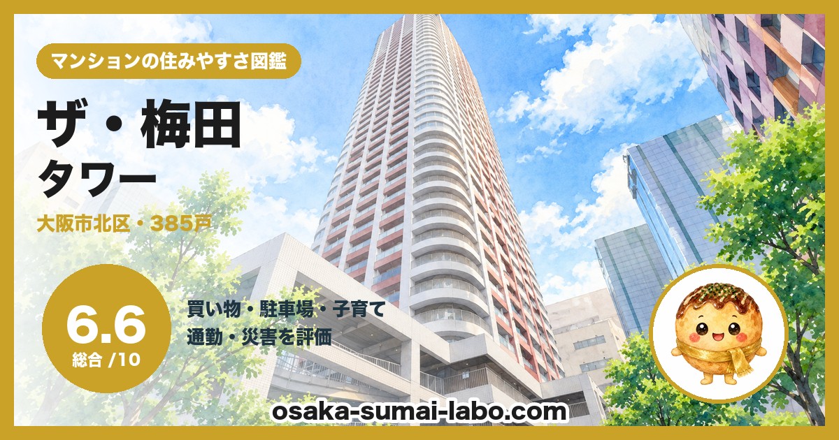 ザ・梅田タワーの住みやすさ(総合6.6)
